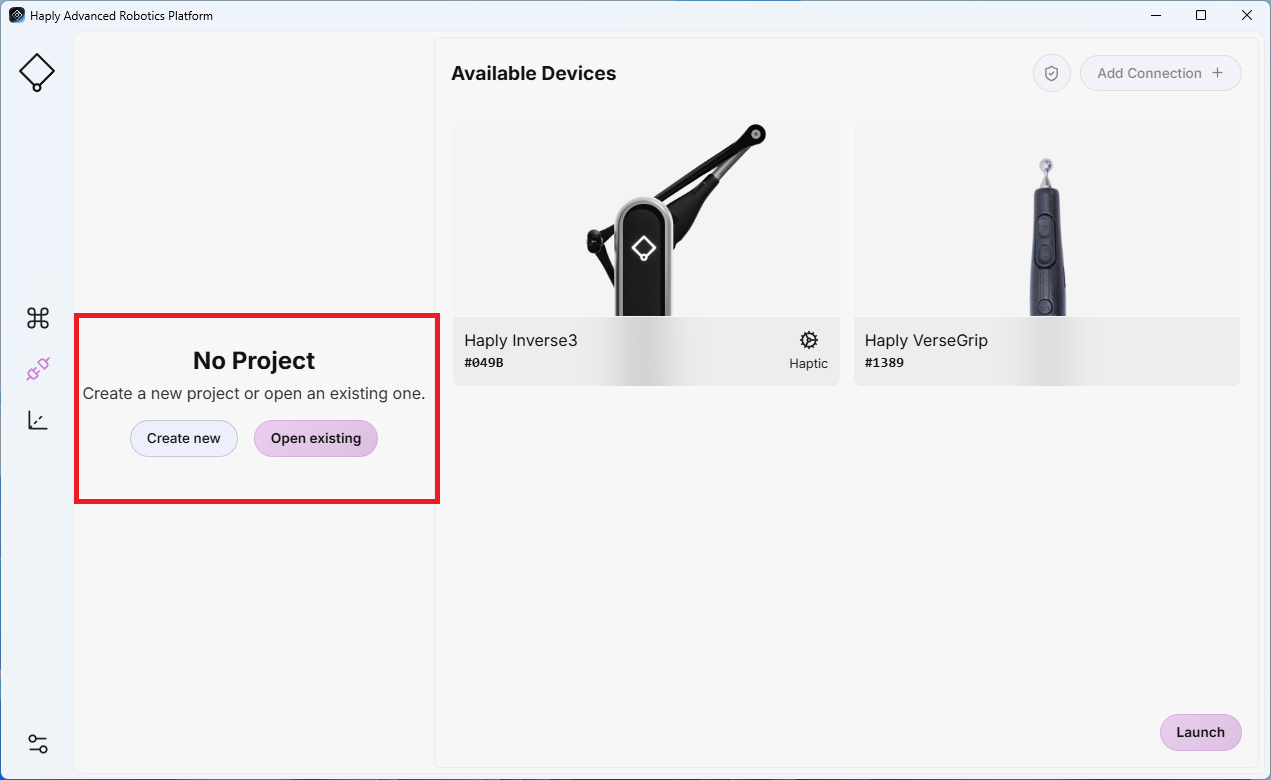harp _CreateNewProject