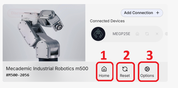 mecademicのオプション