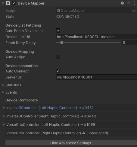 DeviceMapper の詳細設定